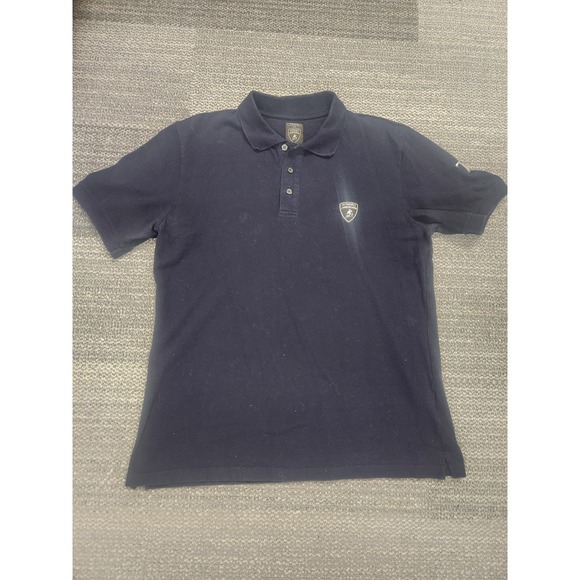 TODS Other - Tod's For Automobili Lamborghini Polo Shirt Mens Size XL Navy Blue Made In Italy